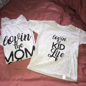 Mommy & Me T-shirt set
